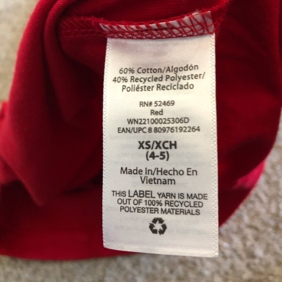 Wonder Nation Red cotton blend high neck tank top in size XS - Picture 4 of 4